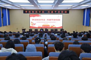 学法知法守法  共建平安校园 ‖ 学院举办2026年法治教育专题讲座