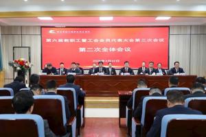 学院第六届教职工暨工会会员代表大会第三次会议胜利召开